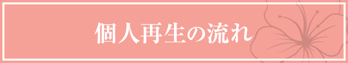 個人再生の流れ